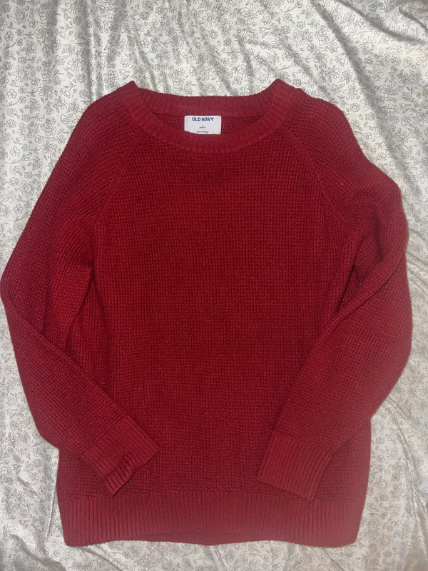 Old Navy Red Knit Sweater - Image 2