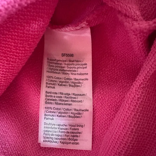 Lacoste Bubblegum Pink Hoodie Sweatshirt - Image 6