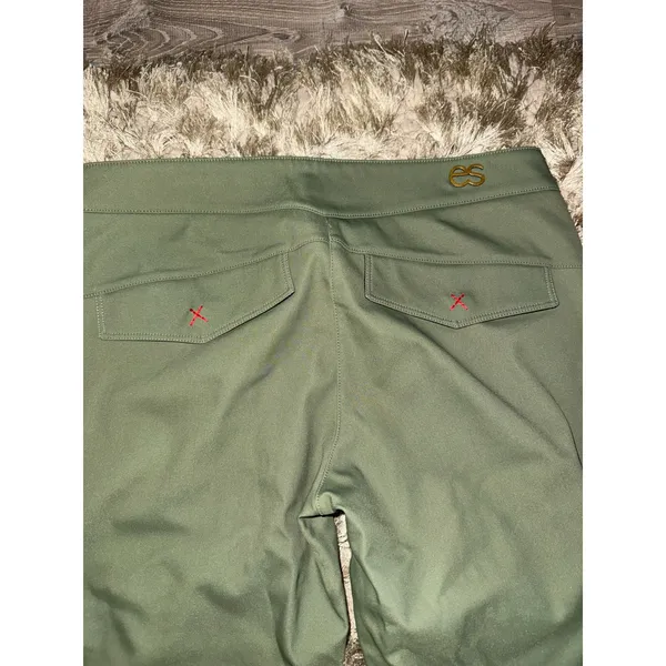 Erin Snow Slim Fit Insulated Shell Ski Pants Olive Green Size 6 - Image 7