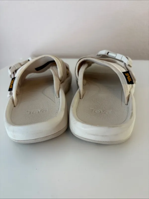 Teva Women’s Slides Sandals Hurricane Cream Beige Neutral Size 5 - Image 8