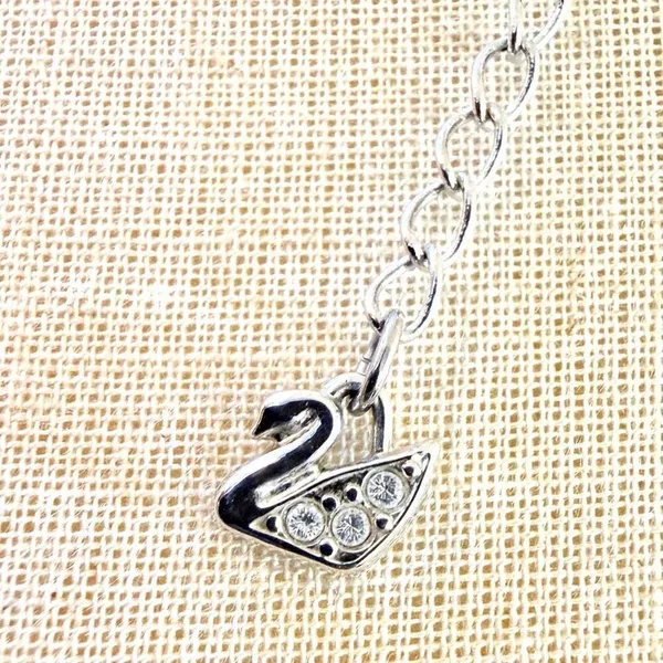 Swarovski “G” Crystal Initial Pendant Necklace - Image 9