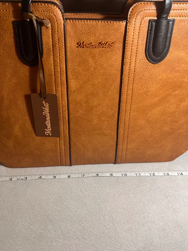 Montana West Tote Bags Women's Top Handle Satchel Purses Brown - Image 10