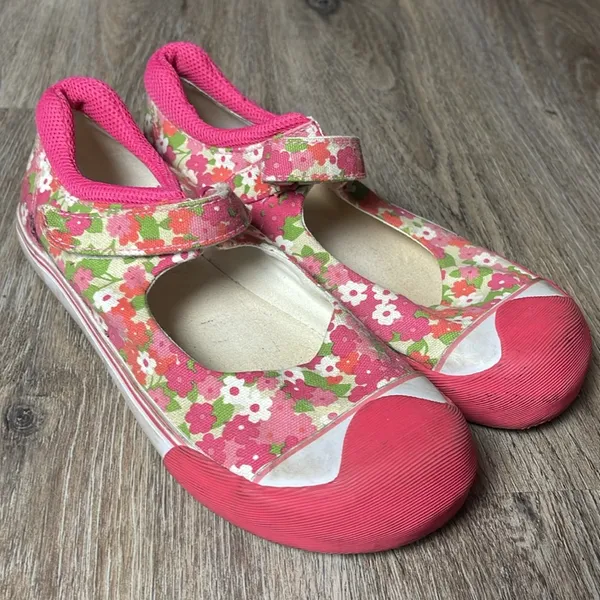 Lands End Floral Shoes Size 7 - Image 3