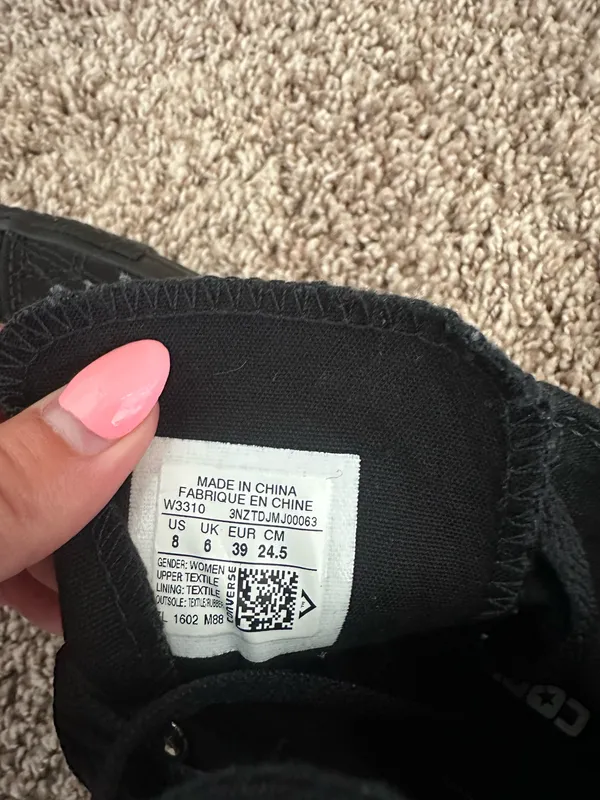Black Converse High-Top - Image 4