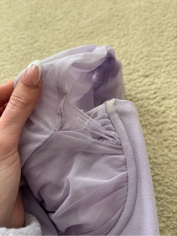 House of CB Pale Lavender Mini Dress - Image 2