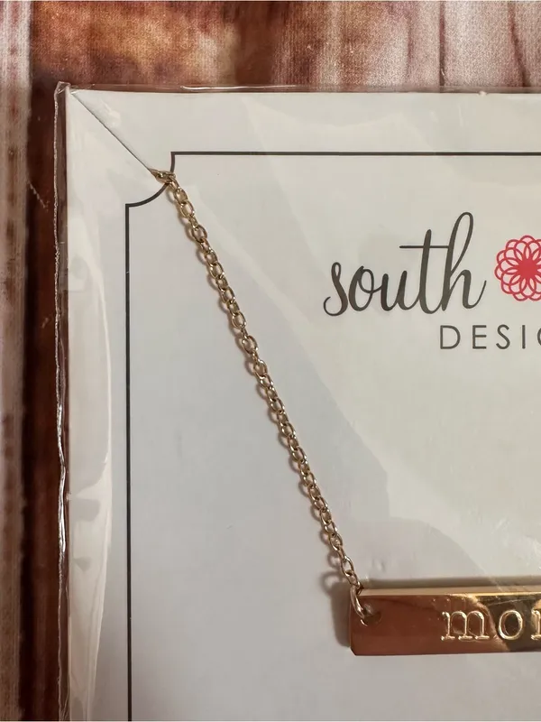 South Hill Designs Gold Mom Reversible Arrow Pendant Necklace NWT - Image 4
