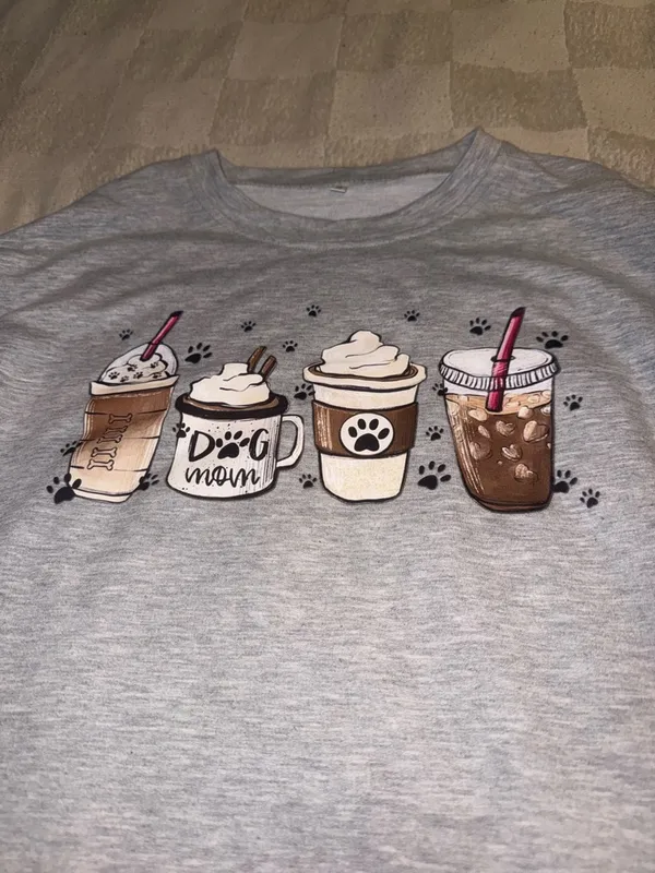 Dog Mom sweater Gray - Image 2