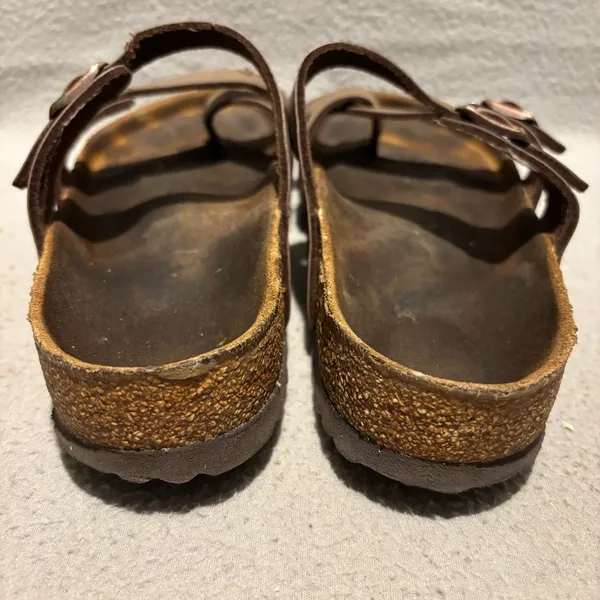 Birkenstock Mayari Open Toe Slide in Brown Sandals‎ Women’s size 8 - Image 5