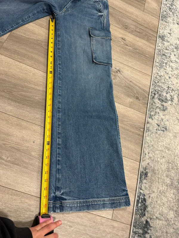 AMO Cargo Denim Blue Size 25 - Image 9