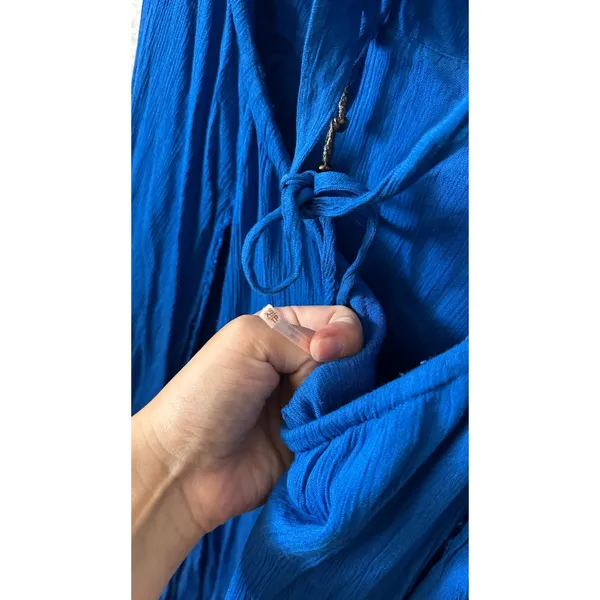 Free People Endless Summer Lillie Blue Maxi Dress - Image 3