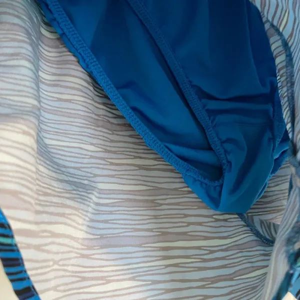 NWOT | Nike women’s blue print running‎ active shorts — small - Image 3