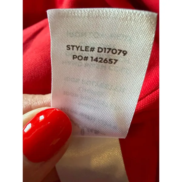 Lulus Chasing Desire Satin Jacquard Maxi Dress Women XL‎ Red Floral One Shoulder - Image 11