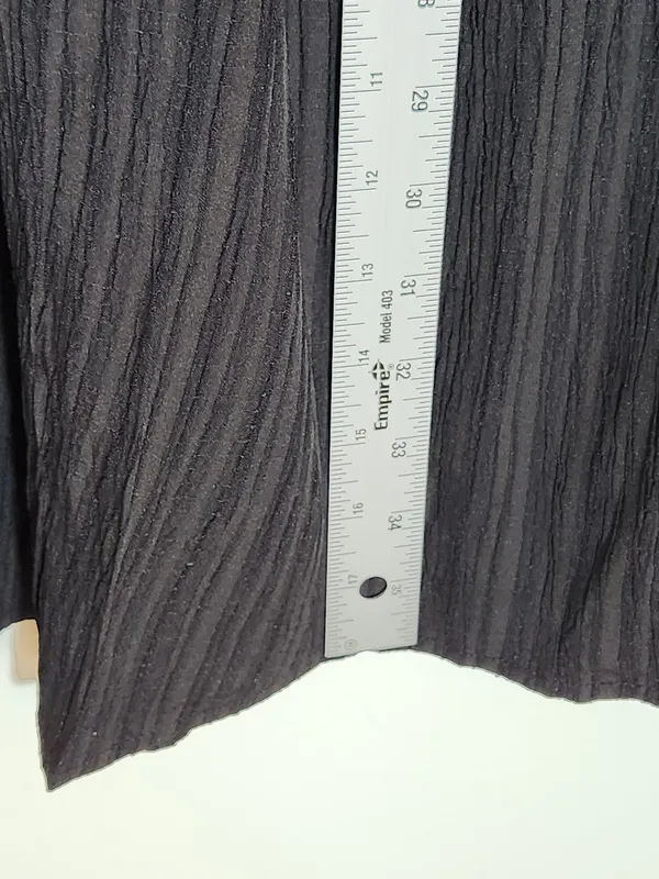 Lulus Black Pleated Maxi Skirt Size Medium NWT - Image 9