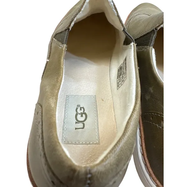 Ugg Womens Green Leather Slip-On Loafers Shoes Size 8 SKU8133 - Image 11
