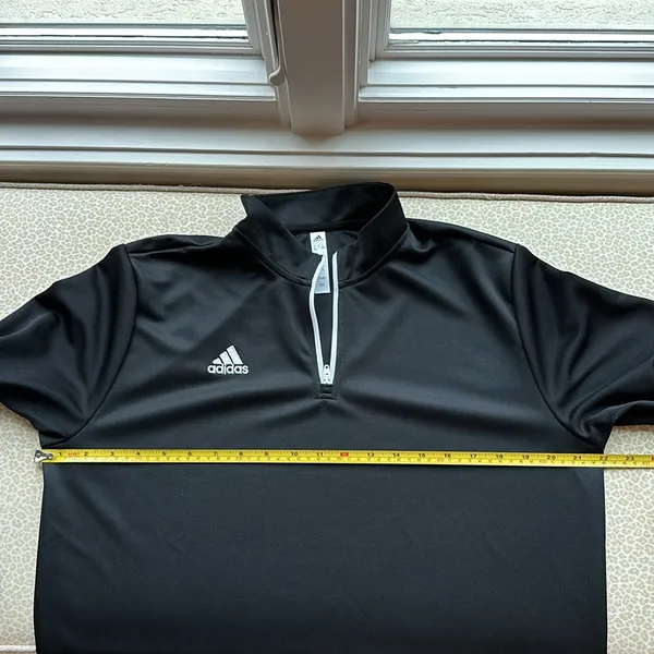 NWT Adidas Aeroready Black 1/4 Zip Long Sleeve Pullover Shirt size XL - Image 12