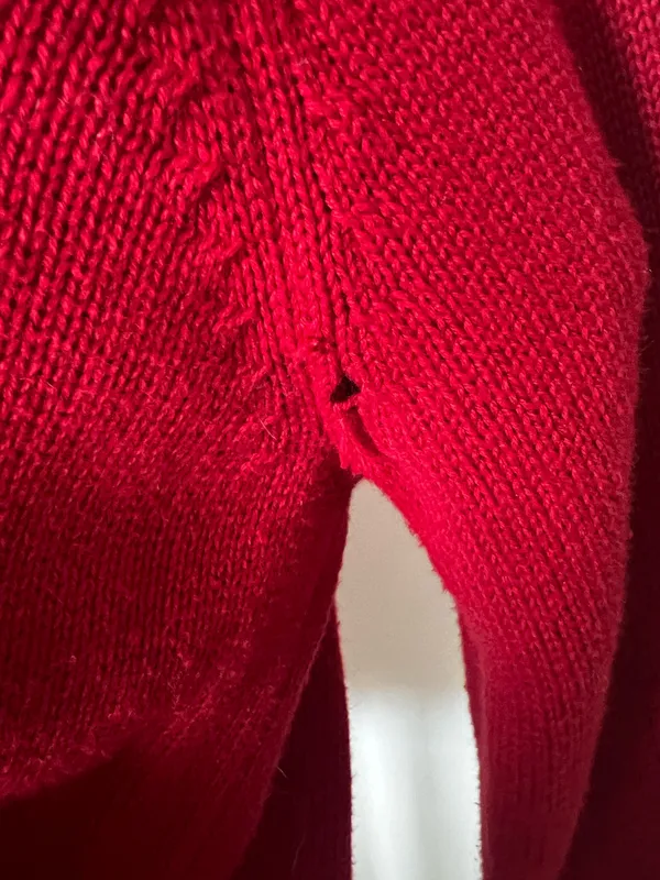 Lauren Ralph Lauren Classic Red Quarter Zip Pullover L/G - Image 11