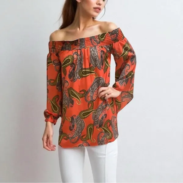JOYCE Mini Dress Lined Paisley Size Small Pre-Loved - Image 6