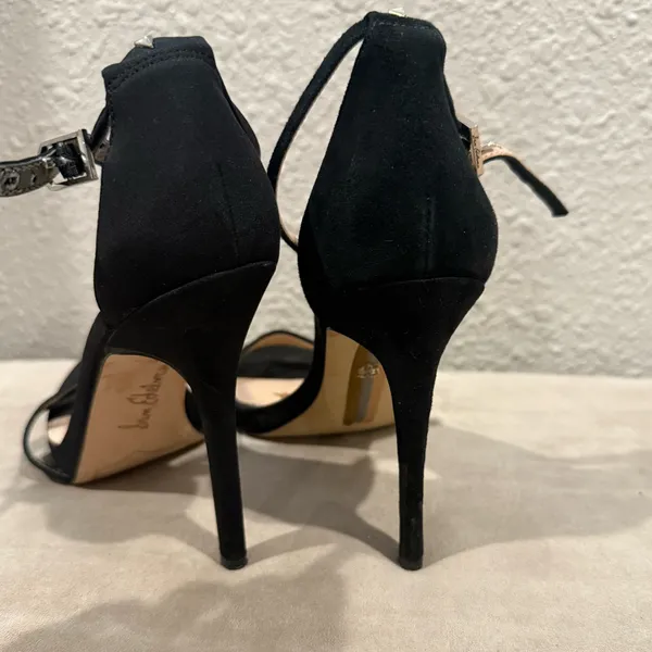 Sam Edelman Black‎ Ankle Strap Heels Size 6.5 - Image 5
