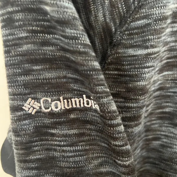 Columbia Womens Optic Got It II 1/2 Zip Pullover Sz M Black Gray - Image 4