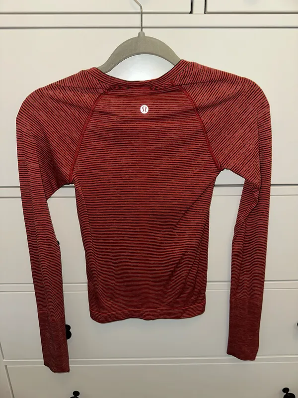 Lululemon Red Long Sleeve Swiftly Tech - Image 2