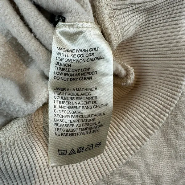 Free People | We The‎ Free Cropped Sweatshirt Beige | Women's XS - Image 5