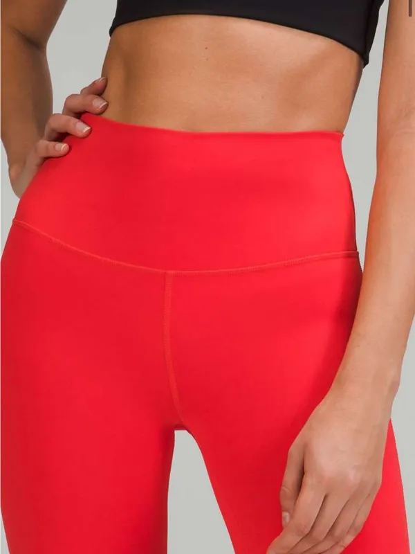 Lululemon align high rise pant size 5 carnation red - Image 2