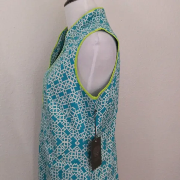 Vince Camuto abstract print sleeveless sheath dress women’s Size 6 multicolor - Image 5