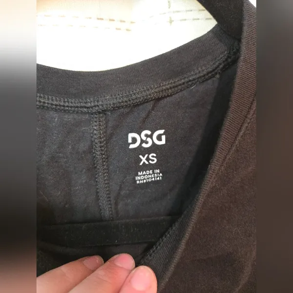 DSG Cropped Active Tank Black Size XS - Image 3