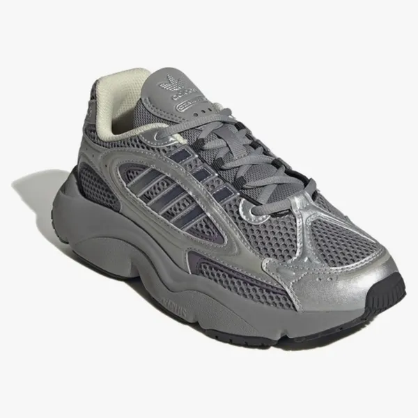 Adidas Ozmillen Sneakers Women 6.5 Gray Purple Y2K Chunky Dad Shoes NWT - Image 2