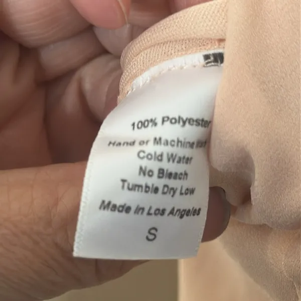 Lucy‎ in the Sky Double Tie Wrap Dress in Blush Size Small - Image 6