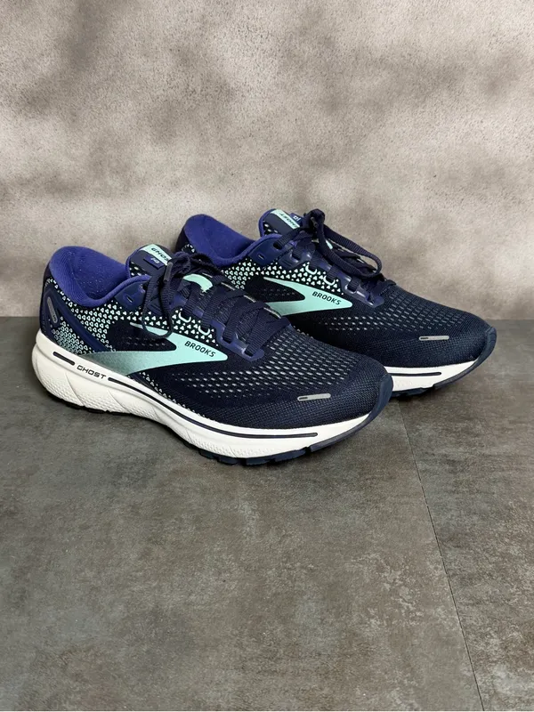 Brooks Ghost 14 Women's Navy Blue Running Shoes 1203561B446 Size 8.5B - Image 2