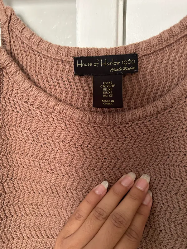 House of Harlow 1960 Midi Dress Knit Brown - Image 2