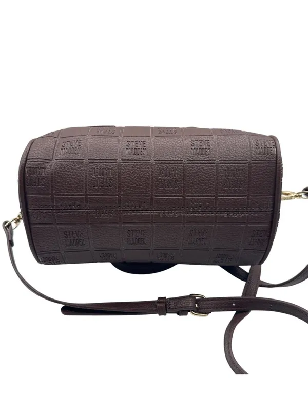 Steve Madden 10" x 7" x 5.5" Embossed Brown Shoulder/Crossbody Bag - Image 8