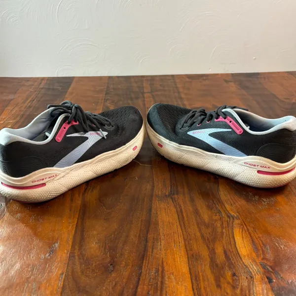 Brooks Ghost Max Womens 9.5 Wide Running Shoe Black Pink 1203951D082 DNA LOFT v2 - Image 15