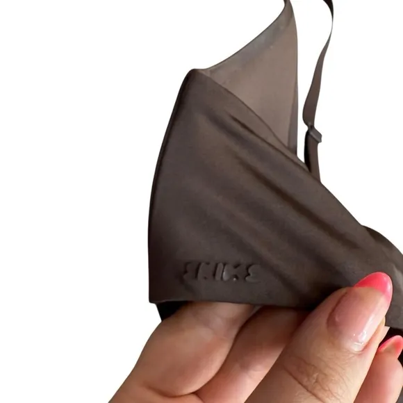 Skims Size 32C Ultimate Teardrop Push Up‎ Bra Cocoa Dark Brown Seamless Shaping - Image 6