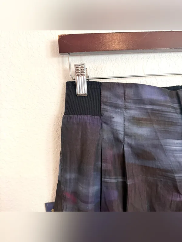 NWT Free People Movement Womens Pants Mesmerize Me Printed Purple Combo Size M - Image 6