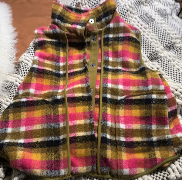 Free people plaid wool vest - Image 6