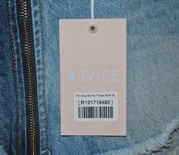 Revice Denim Yin Yang Crop Shorts Tokyo Wash - Image 7