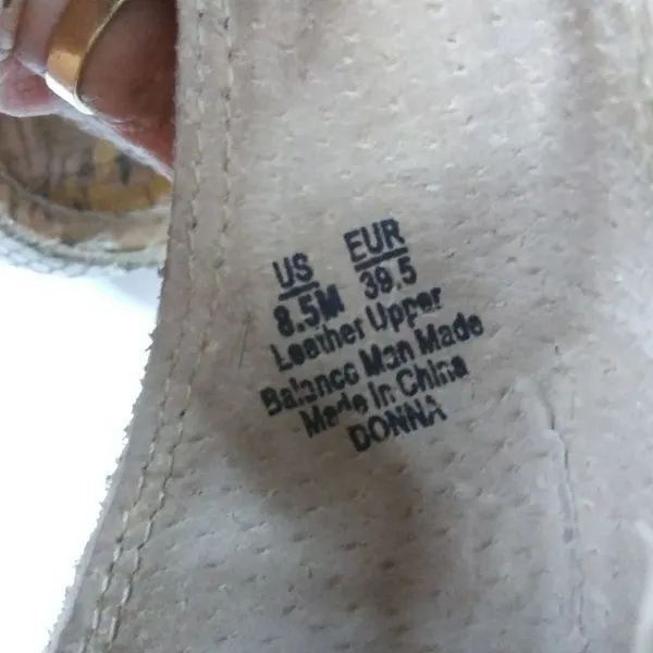 SAM‎ EDELMAN Donna Low Wedge Strappy Sandal 8.5 M - Image 7