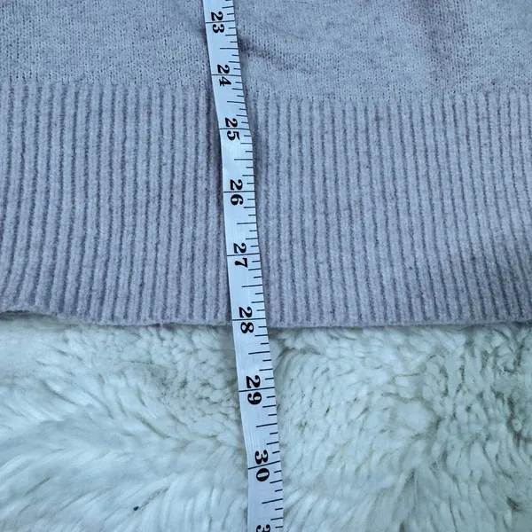 Aerie Lavender Knit Sweater | Cozy Crewneck | Size L - Image 4
