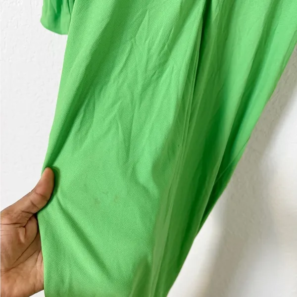 The Lorena Midi Dress in Bright Green - Image 12