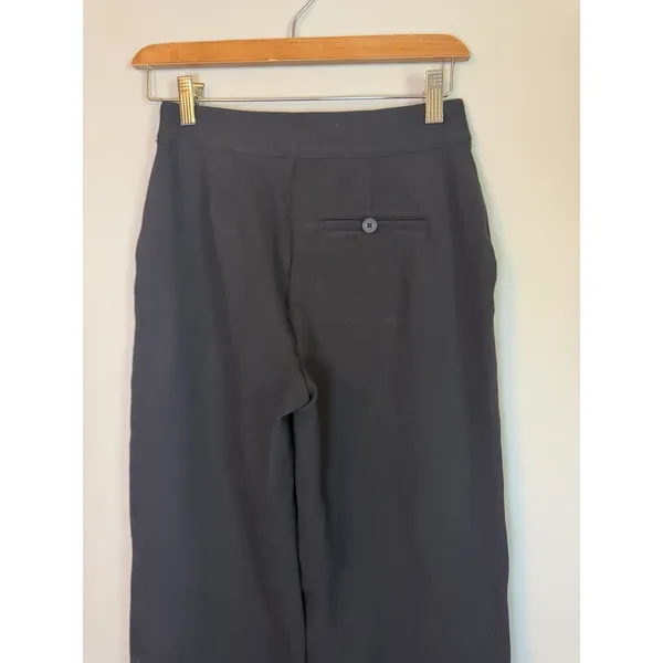 Spanx Wide Leg High Waisted Black Pant Career Dress Pant Stretch Sz XS NEW $158 - Image 7