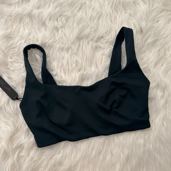 Nike Skims Matte Scoop Neck Sports Bra Dark Teal Size XS - Image 4