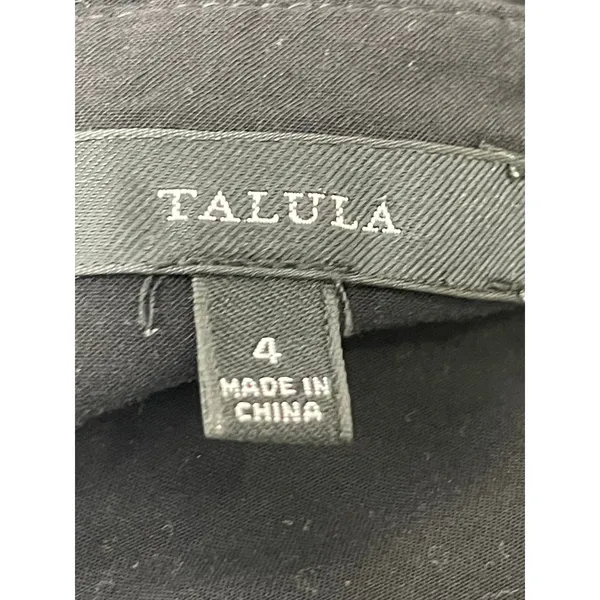Talula Women's Black Sleeveless V Neck Cami Camisole Mini Flare A Line Dress 4 - Image 3