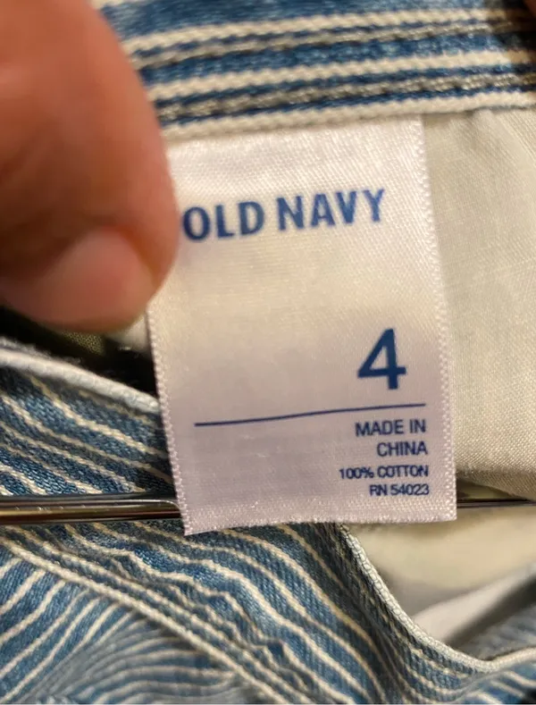 Old Navy Denim Striped Mini Skirt - Image 6
