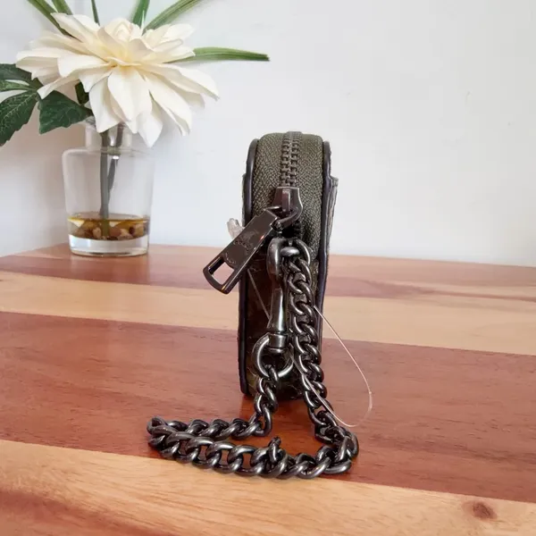 NWT Coach Snake Print Zip‎ Card Case - Image 4