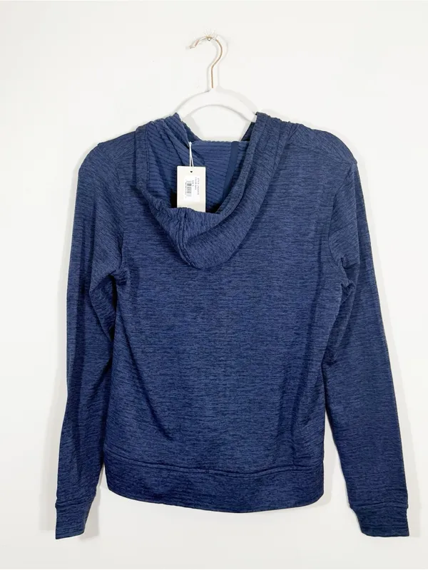 NWT Peter Millar Peter Millar Women's Navy Maven Full-Zip Hoodie Blue - Image 4