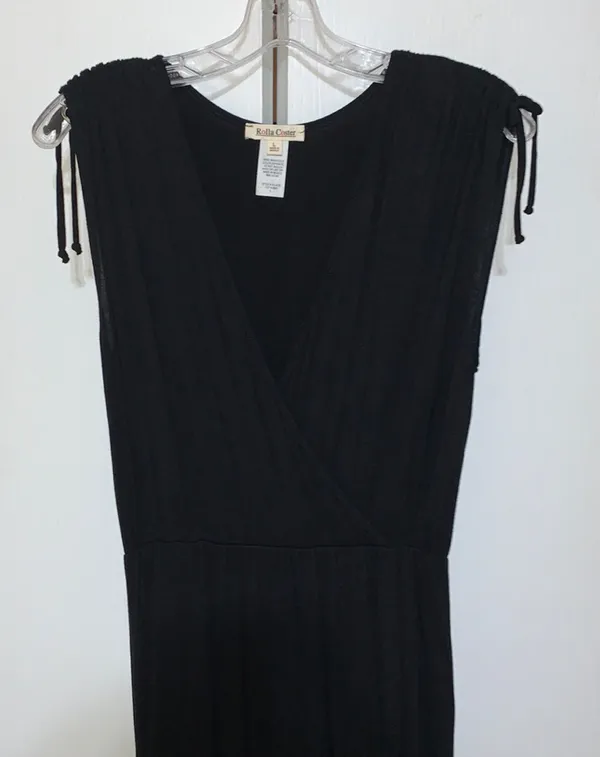 Black maxi dress Size L - Image 2