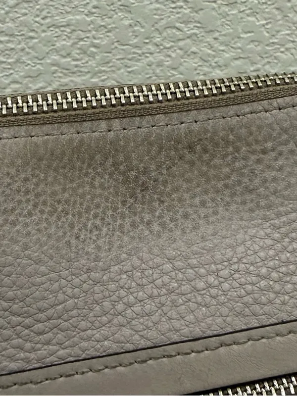 COACH F34823 Chalk Light Gray Pebbled Leather Mae File Crossbody Bag - Image 12