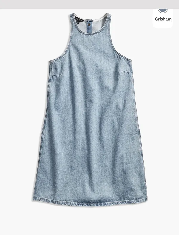 Lucky Brand Snap Back Denim Dress size small - Image 2